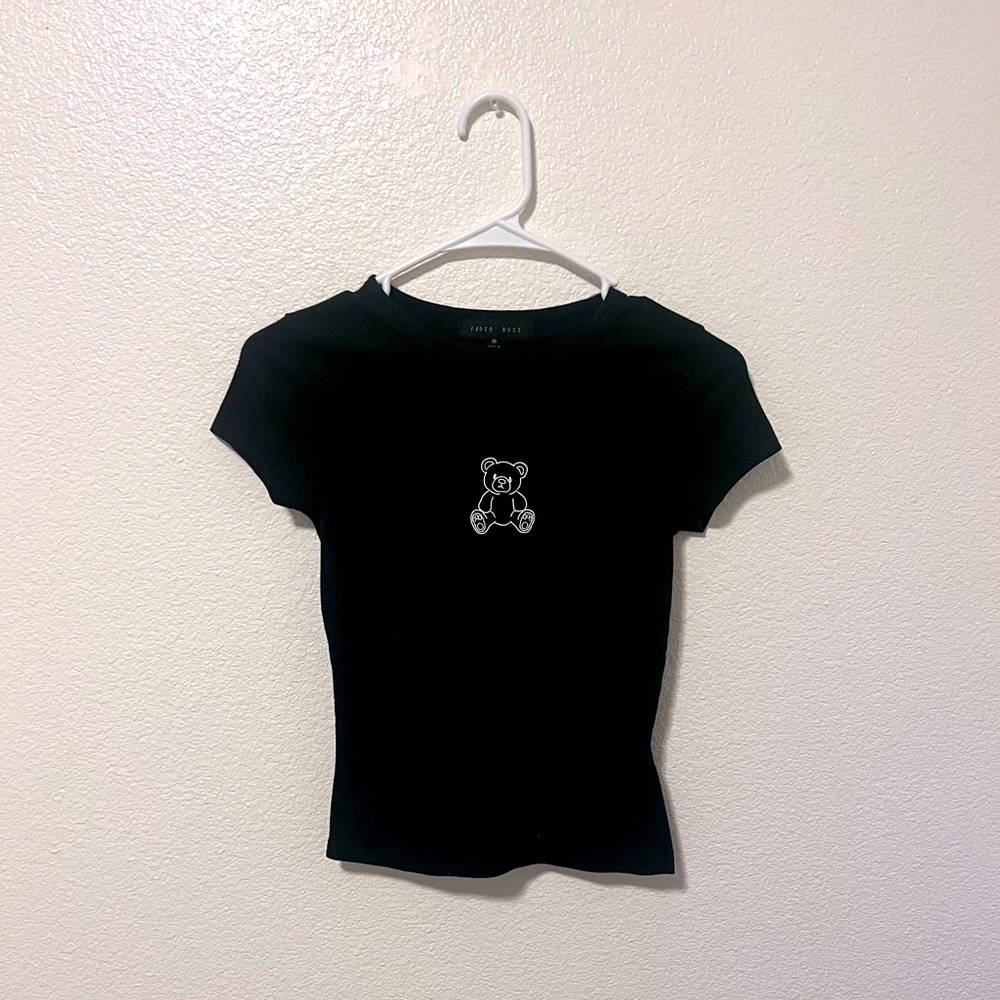 Black Teddy Bear Shirt🧸⚠️BRAND NEW⚠️
